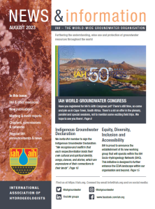 IAH News and Information Newsletter cover page